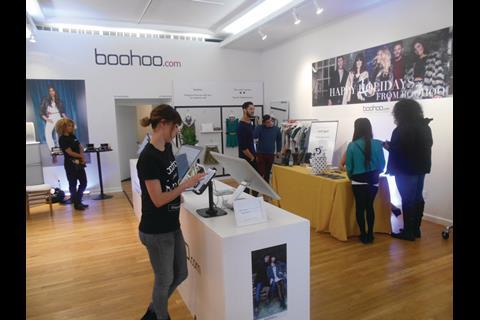 Boohoo.com's pop-up shop has been up and running for a couple of weeks and ceases to be on November 18.
